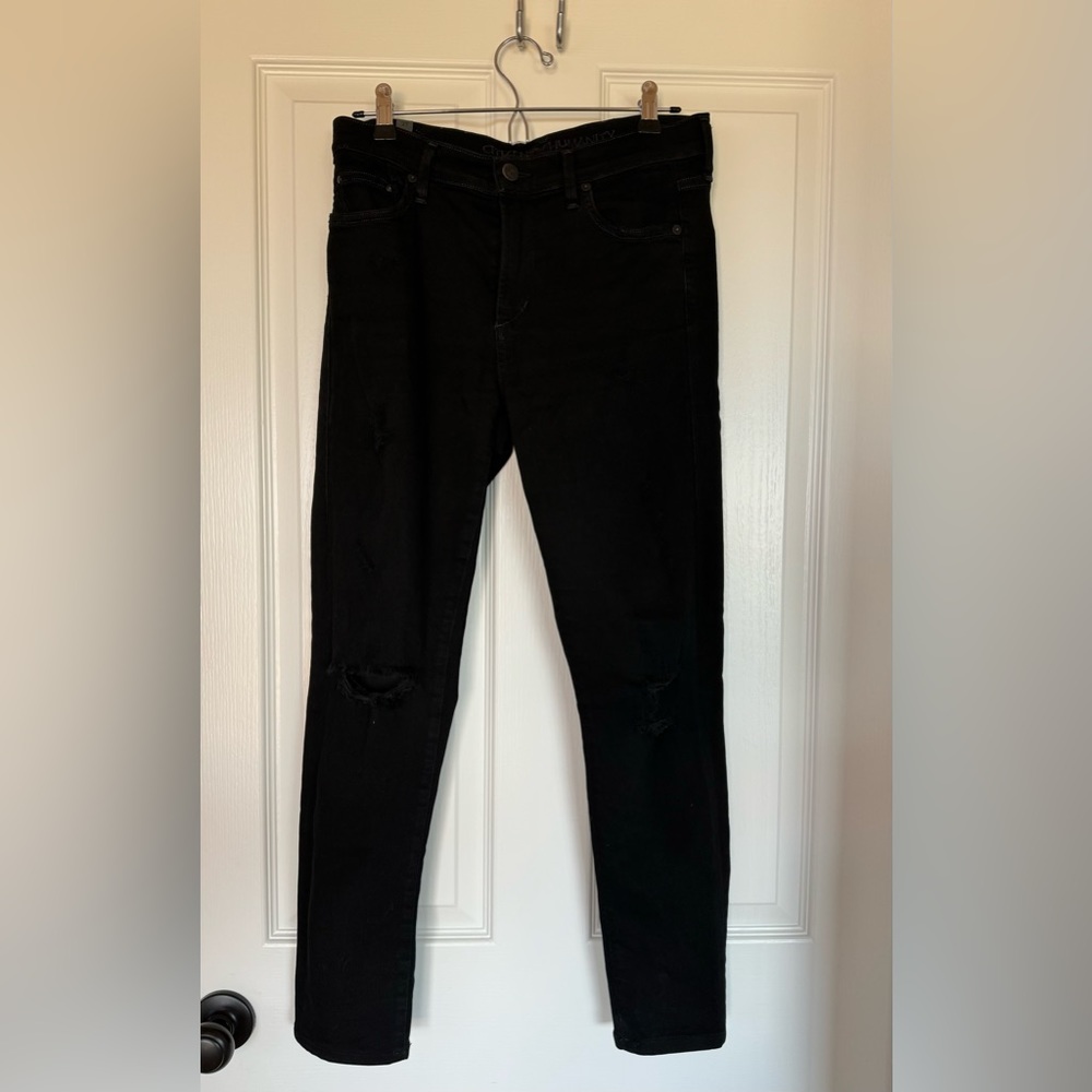 Citizens of Humanity Rocket High Rise Black Sz 27